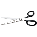 SKILCRAFT Heavy-Duty Paper Shears, 9in, Pointed, Black (AbilityOne 5110-00-161-6912)