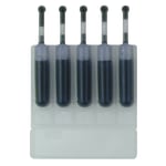 Xstamper Preinked Stamps Ink Cartridge Refills - 5 / Pack - Black Ink - 0.17 fl oz