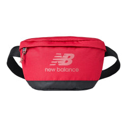 New Balance Athletics Waist Bag, 6-3/4inH x 10-7/16inW x 2-13/16inD, Red