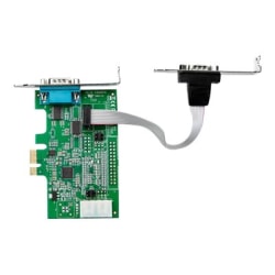 StarTech.com 2 Port RS232 Serial Adapter Card with 16950 UART - PCIe to Serial Adapter