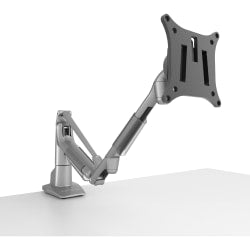 Kanto DMS1000 - Mounting kit - adjustable arm - for LCD display - aluminum - silver - screen size: 17in-32in - desk-mountable