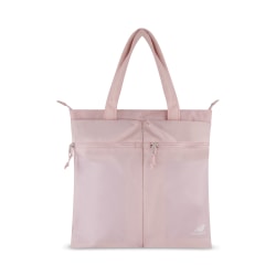 New Balance Dual-Pocket Tote Bag, 16-15/16in x 16-15/16in, Pink