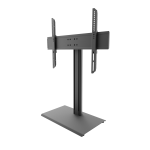 Kanto TTS100 Universal Tabletop TV Stand for 37-inch to 60-inch VESA Compatible TVs - Up to 65in Screen Support - 88 lb Load Capacity - 35.8in Height x 26.3in Width x 12.6in Depth - Tabletop - Steel, Aluminum - Black - Cable Management