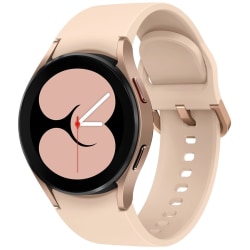 Samsung Galaxy Watch4, 40mm, Pink Gold, LTE - Pink Gold - Aluminum Case - Health & Fitness - Water Resistant - LTE - IP68 Water Resistant