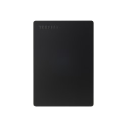 Toshiba Canvio Slim - Hard drive - 1 TB - external (portable) - USB 3.0 - black