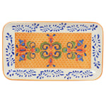 Gibson Laurie Gates Tierra Stoneware Serving Platter, 14-13/16in, Multicolor