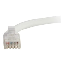 C2G 1ft Cat6a Snagless Unshielded (UTP) Network Patch Ethernet Cable-White - Patch cable - RJ-45 (M) to RJ-45 (M) - 1 ft - UTP - CAT 6a - molded, snagless, stranded - white