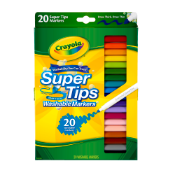 Do-A-Dot Art! Rainbow Washable Sponge Tip Markers, Assorted Colors Pack Of 6