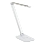 Safco Vamp LED Wireless Charging Lamp, 16-3/4inH, Silver