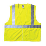 Ergodyne GloWear Safety Vest, 8210Z Economy Mesh Type-R Class 2, 2X/3X, Lime