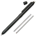 SKILCRAFT B3 Aviator Multifunction Pen/Pencil, Medium Point, 0.5 mm, Black Barrel, Assorted Ink Colors