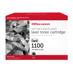 Office Depot Brand Remanufactured Black Toner Cartridge Replacement For Dell 1100