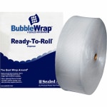 Sealed Air Bubble Wrap Multi-purpose Material - 12in Width x 250 ft Length - 0.2in Bubble Size - 1 Wrap(s) - Lightweight, Perforated - Clear - 1 / Roll