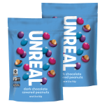 Unreal Dark Chocolate Peanut Gems, 5 Oz, Pack Of 2 Bags