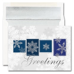 JAM Paper Christmas Card Set, From All of Us, Set Of 25 Cards and 25 Envelopes