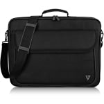 V7 Essential CCK16-BLK-3N Carrying Case (Briefcase) for 16.1in Notebook - Black - 600D Polyester Body - 210D Polyester Interior Material - Shoulder Strap - 12in Height x 16in Width x 3.3in Depth