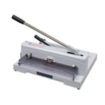 United C12 Tabletop Guillotine Paper Cutter With LED Laser Cut Line, 14.5in, Gray