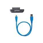 Manhattan USB-A to SATA 2.5in Adapter Cable, 42cm, Male to Male, 5 Gbps (USB 3.2 Gen1 aka USB 3.0), Supports 48-bit LBA, SuperSpeed USB, Three Year Warranty, Blister - Storage controller - SATA 6Gb/s - USB 3.0