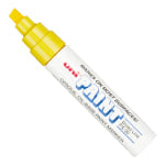 uni-ball uni Paint Oil-Base Marker, Broad, White Barrel, Yellow Ink