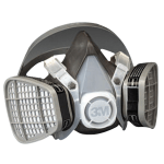 3M 5000 Series Organic Vapors Half-Facepiece Respirator, Large