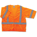 Ergodyne GloWear Safety Vest, 8310HL Economy Type-R Class 3, Small/Medium, Orange