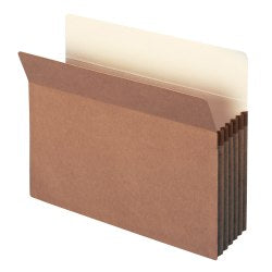 Smead Expanding File Pockets, 5 1/4in Expansion, 9 1/2in x 11 3/4in, 30% Recycled, Redrope, Pack Of 10