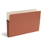 Smead Expanding File Pockets, 3 1/2in Expansion, 9 1/2in x 14 3/4in, 30% Recycled, Redrope, Pack Of 25