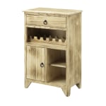 Coast to Coast 24inW Wine Cabinet, Boardwalk Brown