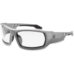 Ergodyne Skullerz Safety Glasses, Odin, Anti-Fog, Matte Gray Lens