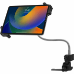 CTA Digital Heavy-Duty Gooseneck Clamp Stand For 7in-13in Tablets, Including iPad 10.2in (7th/ 8th/ 9th Generation) 7in-14in Screen Support