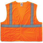 Ergodyne GloWear Safety Vest, 8215BA Econo Breakaway Mesh Type-R Class 2, Small/Medium, Orange