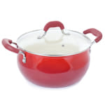 Oster Corbett 5.4 Qt Non-Stick Aluminum Dutch Oven, Red