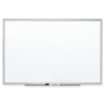 Quartet Magnetic Porcelain Dry-Erase Whiteboard, 48in x 72in, Aluminum Frame With Silver Finish