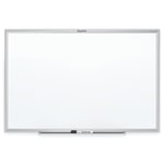 Quartet Classic Total Erase Non-Magnetic Melamine Dry-Erase Whiteboard, 48in x 36in, Aluminum Frame With Silver Finish