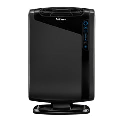 Fellowes AeraMax 290 True HEPA Air Purifier, Large Office, 300-600 Sq. Ft. Coverage, Black