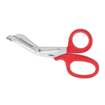 Acme United Stainless Steel Office Snips, 7in, Red/Stainless Steel