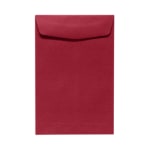 LUX #6 1/2 Open-End Envelopes, Peel & Press Closure, Garnet Red, Pack Of 1,000