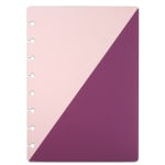 TUL Discbound Notebook Covers, Junior Size, Pink/Purple, Pack of 2 Covers