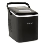 Igloo 26-Lb Automatic Self-Cleaning Portable Countertop Ice Maker Machine With Handle, 12-13/16inH x 9-1/16inW x 12-1/4inD, Black