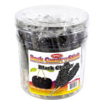 Espeez Rock Candy Sticks, 7in, Black, Tub Of 36