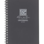 Rite in the Rain All-Weather Spiral Notebooks, 4-5/8in x 7in, Gray, Pack Of 6 Notebooks