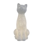 Simple Designs  Porcelain Kitty Cat Shaped Animal Light Table Lamp