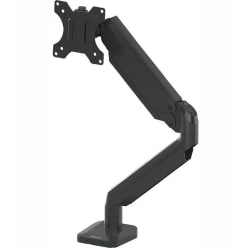 Fellowes Platinum Series Single-Monitor Arm For Monitors Up To 32in, 17 1/4inH x 4 1/2inW x 18 9/16inD, Black, 8043301