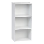 IRIS 35inH 3-Tier Storage-Shelf, White