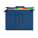 Pendaflex Hanging-Style Personnel File Folder, 2in Expansion, 9-1/2in x 11-3/4in, Letter Size, Blue