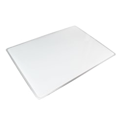 Floortex Viztex Glacier Multi-Purpose Grid Glass Dry Erase Board, 30in x 40in, White