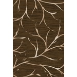 Flagship Carpets Printed Rug, Moreland, 4ftH x 6ftW, Dark Chocolate