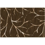 Flagship Carpets Printed Rug, Moreland, 6ftH x 9ftW, Dark Chocolate