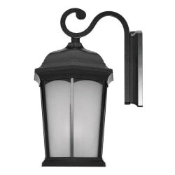 Euri Rustic Style Wall Lantern, 1200 Lumens, 12.5 Watts, 3000K, Rubbed Oil Bronze