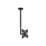 Eaton Tripp Lite Series Display TV Ceiling Monitor Mount Arm Swivel Tilt - Bracket - full-motion - for LCD display - steel - black - screen size: 23in-42in - ceiling mountable